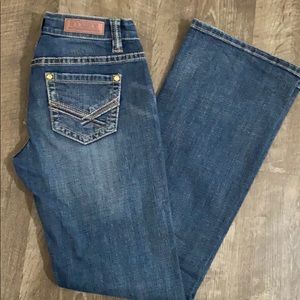 Rock & Roll Cowgirl Whiskey River Riding Jeans